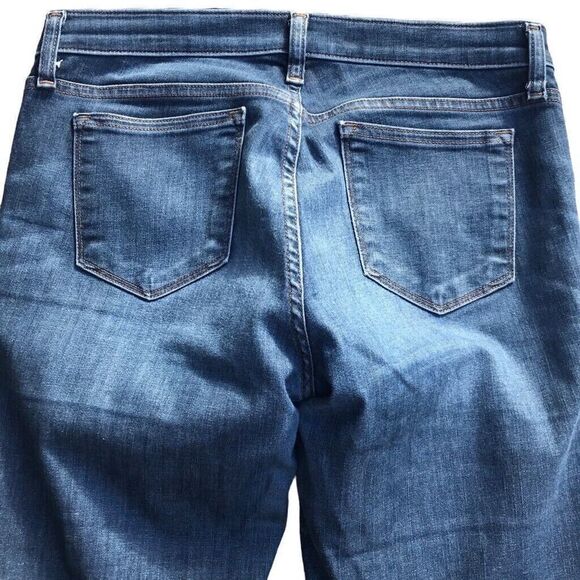 J Crew Denim Toothpick Size 30 Mid Blue Skinny Womens Jeans 30x28 - Picture 6 of 10